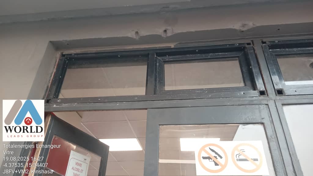 Après les travaux - Station-service Echangeur: Remplacement des lamelles par les fenêtres à 1 ouvrant sur une surface totale de 3m²
